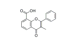 3-methyl-4-oxo-2-phenyl-4H-chromene-8-carboxylic acid;3-methyl flavone-8-carboxylic acid