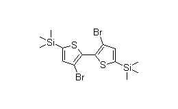3,3'-Dibromo-5,5'-bis (trimethylsilyl)-2,2'-bithiophene